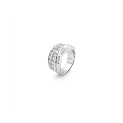 Comprar sortija de oro blanco 18kt y diamante. Joyería compro oro, dónde comprar  y vender joyas al mejor precio en Barcelona. Joyas al mejor precio, envío gratuito.