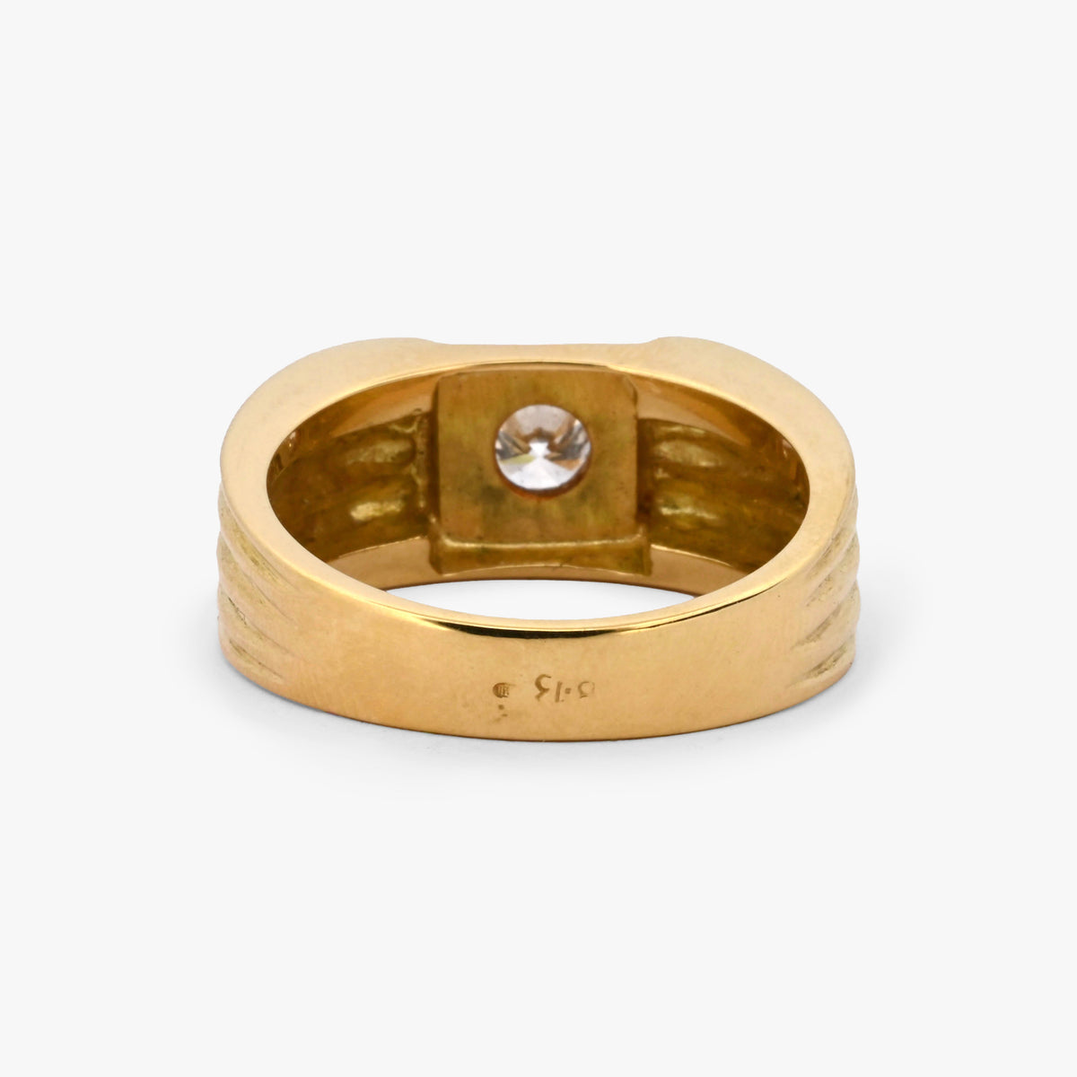 Sello oro amarillo 18kt con diamante - 16382GM