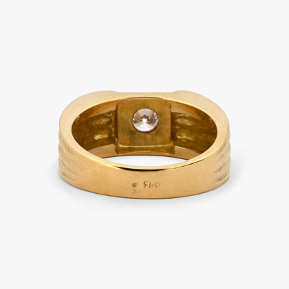 Sello oro amarillo 18kt con diamante - 16382GM