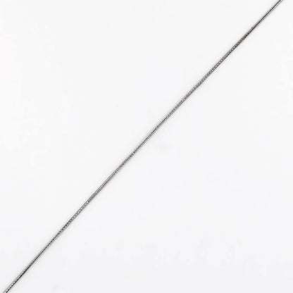 Comprar cadena cola de ratón de oro blanco de 18kt. Esta cadena dispone de cierre tipo mosquetón.Venta de joyas de lujo restauradas al mejor precio. Envío GRATIS.