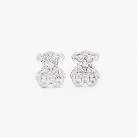Pendientes TOUS oso oro blanco y diamantes -16668GM