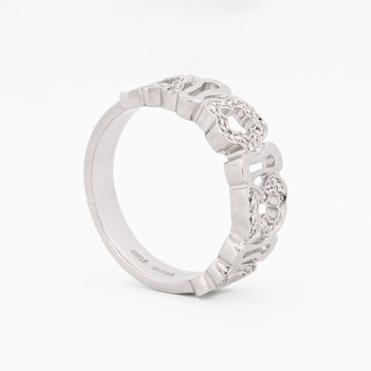 Anillo Tous oro blanco 18k y diamantes- 16711GM