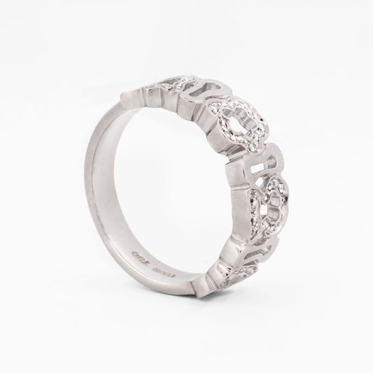 Anillo Tous oro blanco 18k y diamantes- 16711GM