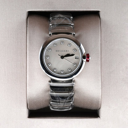 Reloj BVLGARI LVCEA Steel & diamonds lady - 16959GM