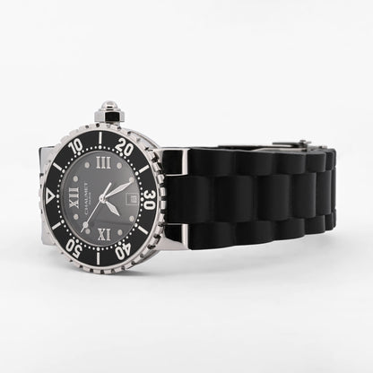 Comprar reloj Chaumet class one lady de Mujer en caucho negro y acero inoxidable relojes y Joyas de segunda mano y restauradas en Barcelona.