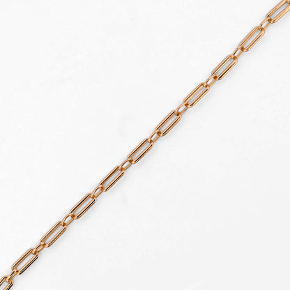 Comprar collar de oro amarillo de 18kt con cadena de eslabones tipo barra. Dispone de un cierre de mosquetón Joyería Ian'Or. Envío GRATIS y pieza certificada.