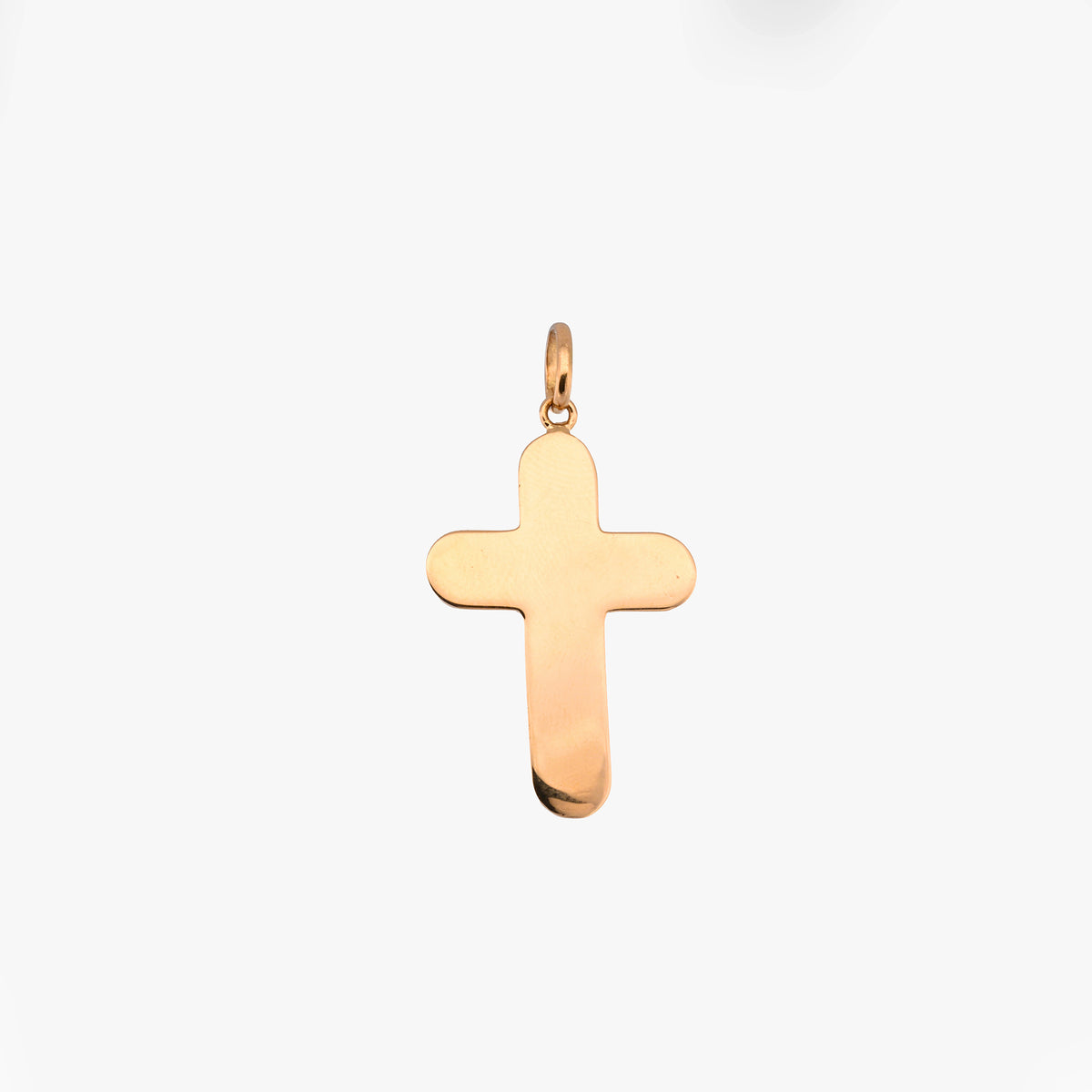 Comprar colgante cruz con figura de Jesucristo en oro amarillo de 18kt y acabado detallado. Joya clásica y elegante de Joyería Ian'Or. Envío gratuito y pieza certificada