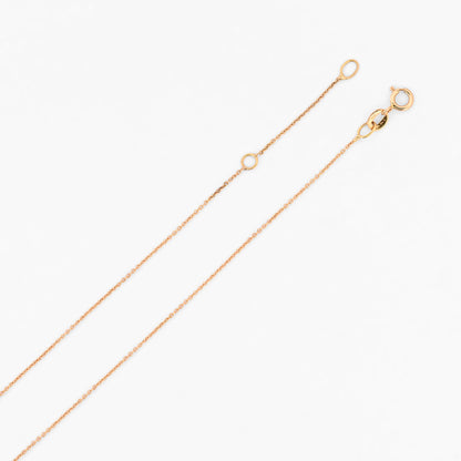 Comprar collar de oro amarillo de 18kt con colgante solitario engastado. Dispone de cierre tipo reasa. Joyería Ian'Or. Envio GRATIS. Pieza certificada.