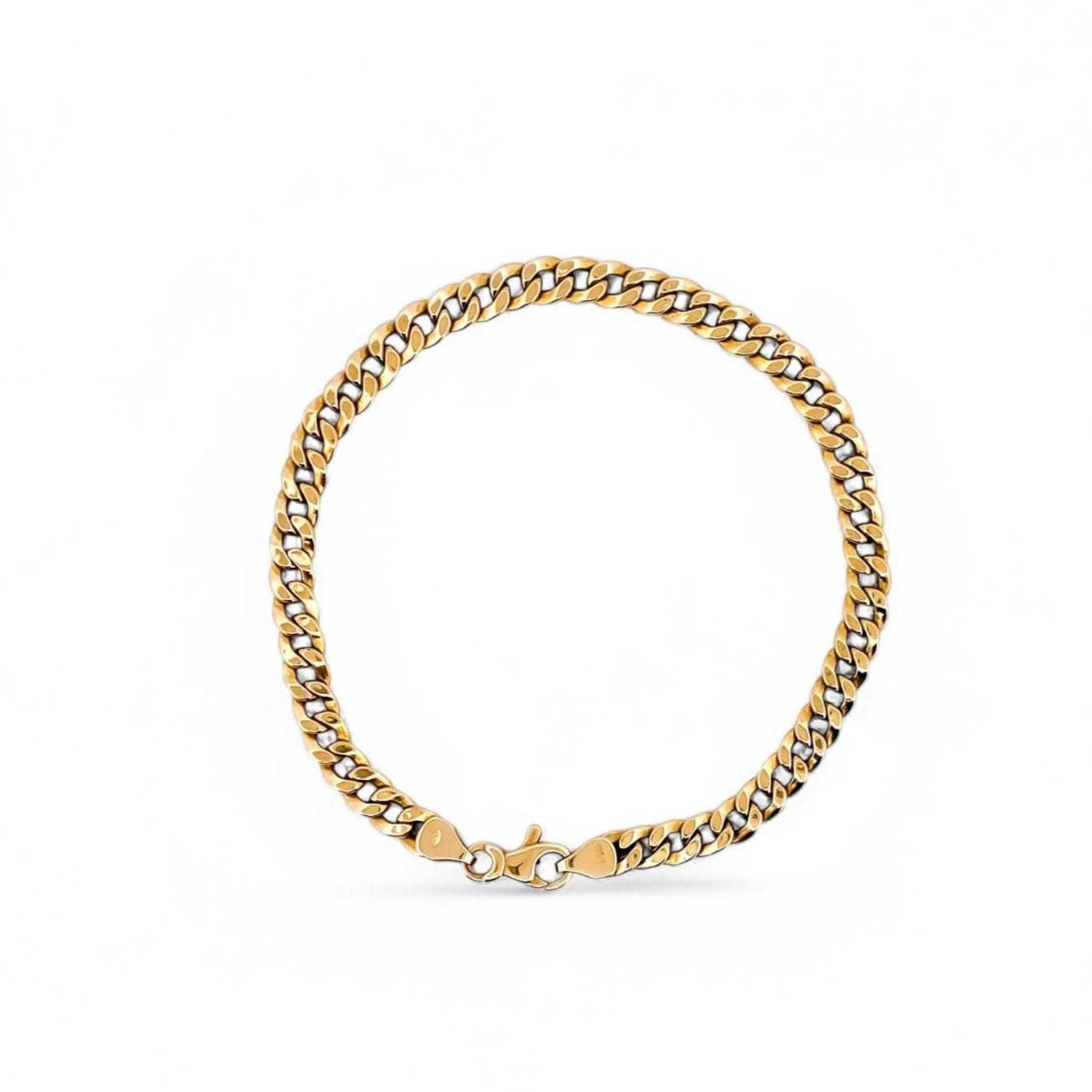 18012P - Pulsera cadena cubana oro 18kt - 21cm