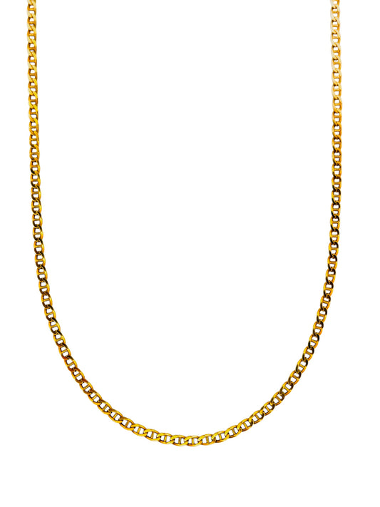 18405P - Collar cadena bilbaina con barras oro 18kt - 60cm
