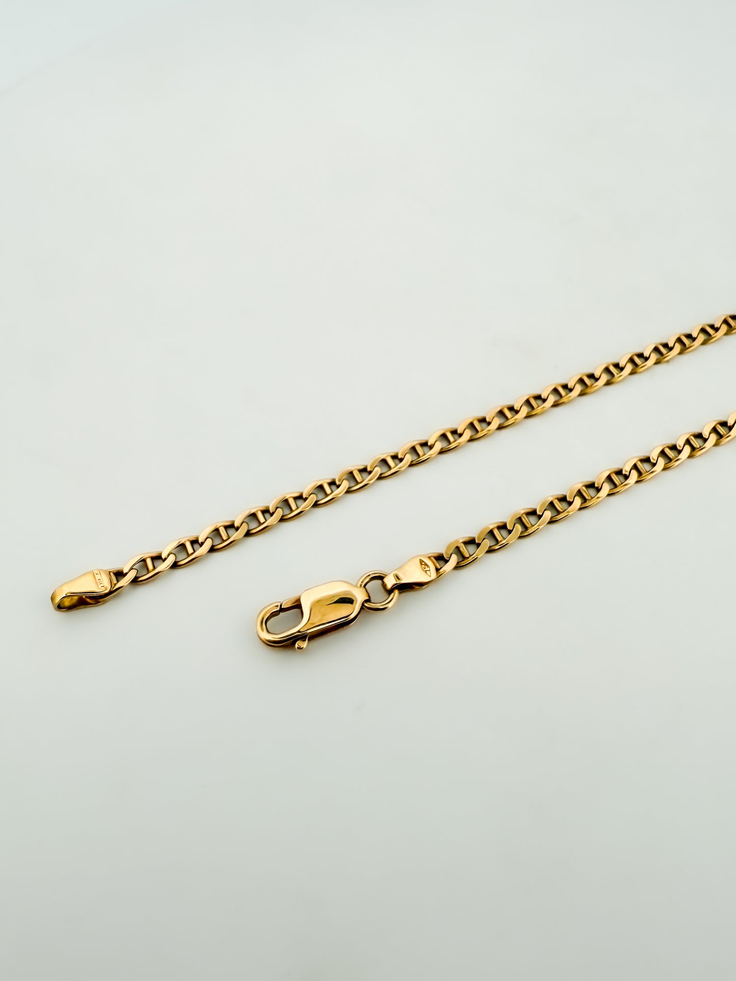 18405P - Collar cadena bilbaina con barras oro 18kt - 60cm