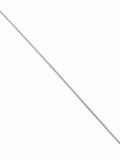 Comprar cadena cola de ratón de oro blanco de 18kt. Esta cadena dispone de cierre tipo reasa.Venta de joyas de lujo restauradas al mejor precio. Envío GRATIS.