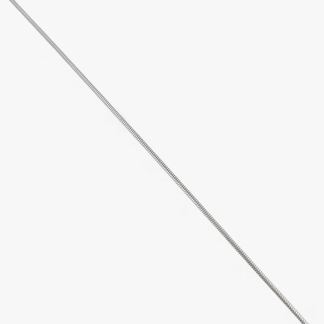 Cadena cola de ratón oro blanco 18kt de 44,5cm - 18753P