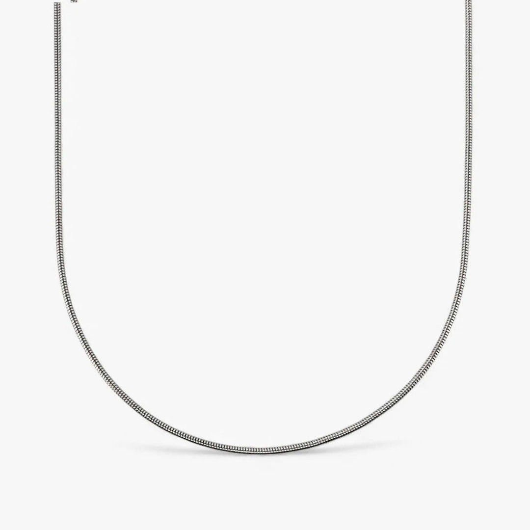 Cadena cola de ratón oro blanco 18kt de 44,5cm - 18753P