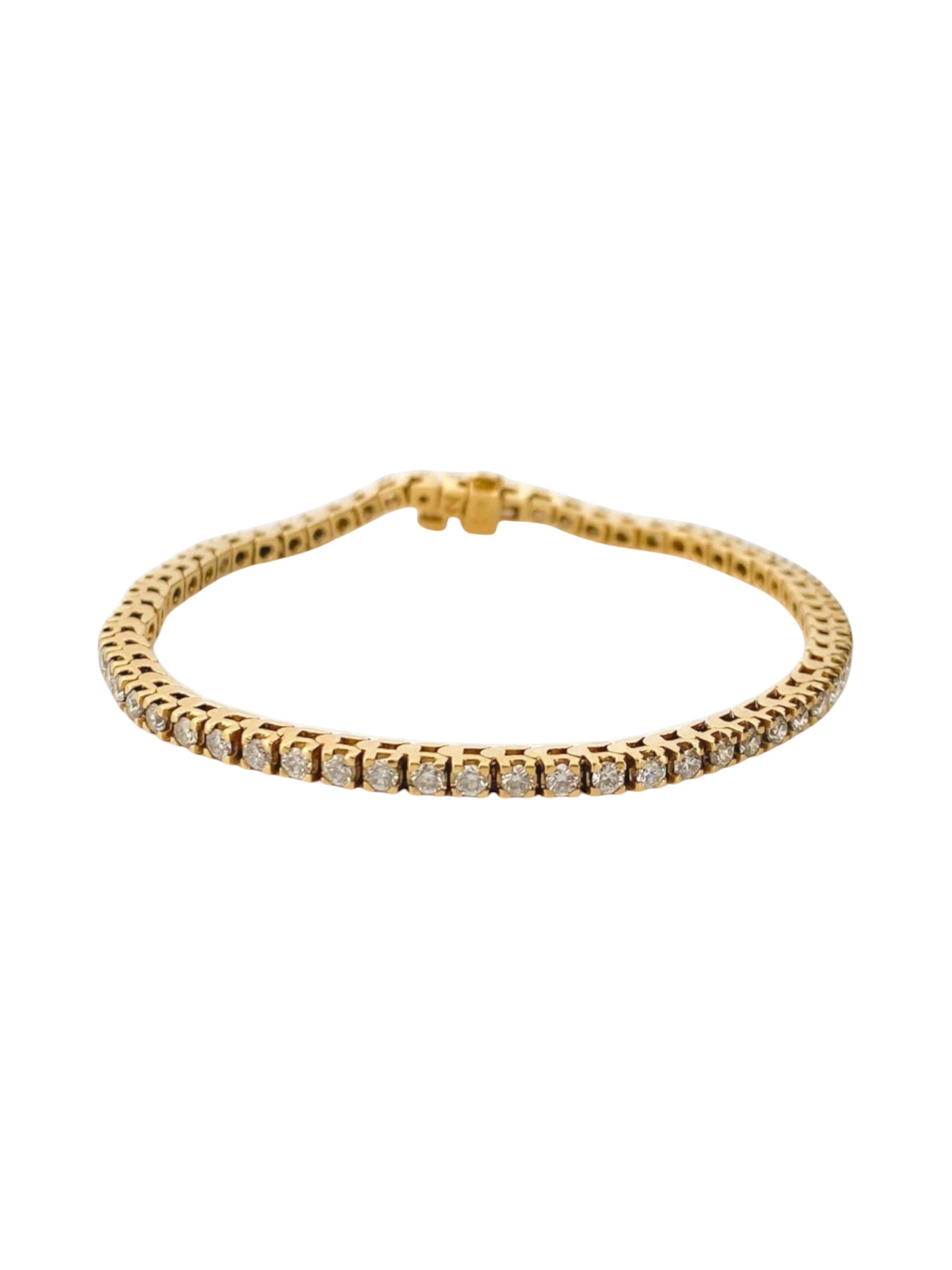 18947C - Pulsera Riviere de oro amarillo de 18kt y diamantes