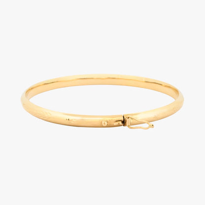 Pulsera esclava oro amarillo 18kt con grabado - 19343P