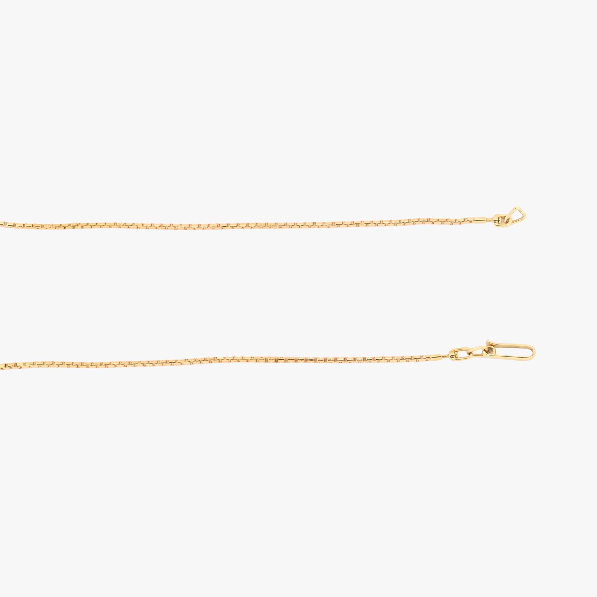 Comprar collar de oro amarillo de 18kt, Rubí y Diamante rinde homenaje a la dualidad entre la pasión y la pureza. Joyería Ian'or, dónde comprar y vender oro al mejor precio en Barcelona. Joyas de segunda mano y restauradas en Barcelona.
