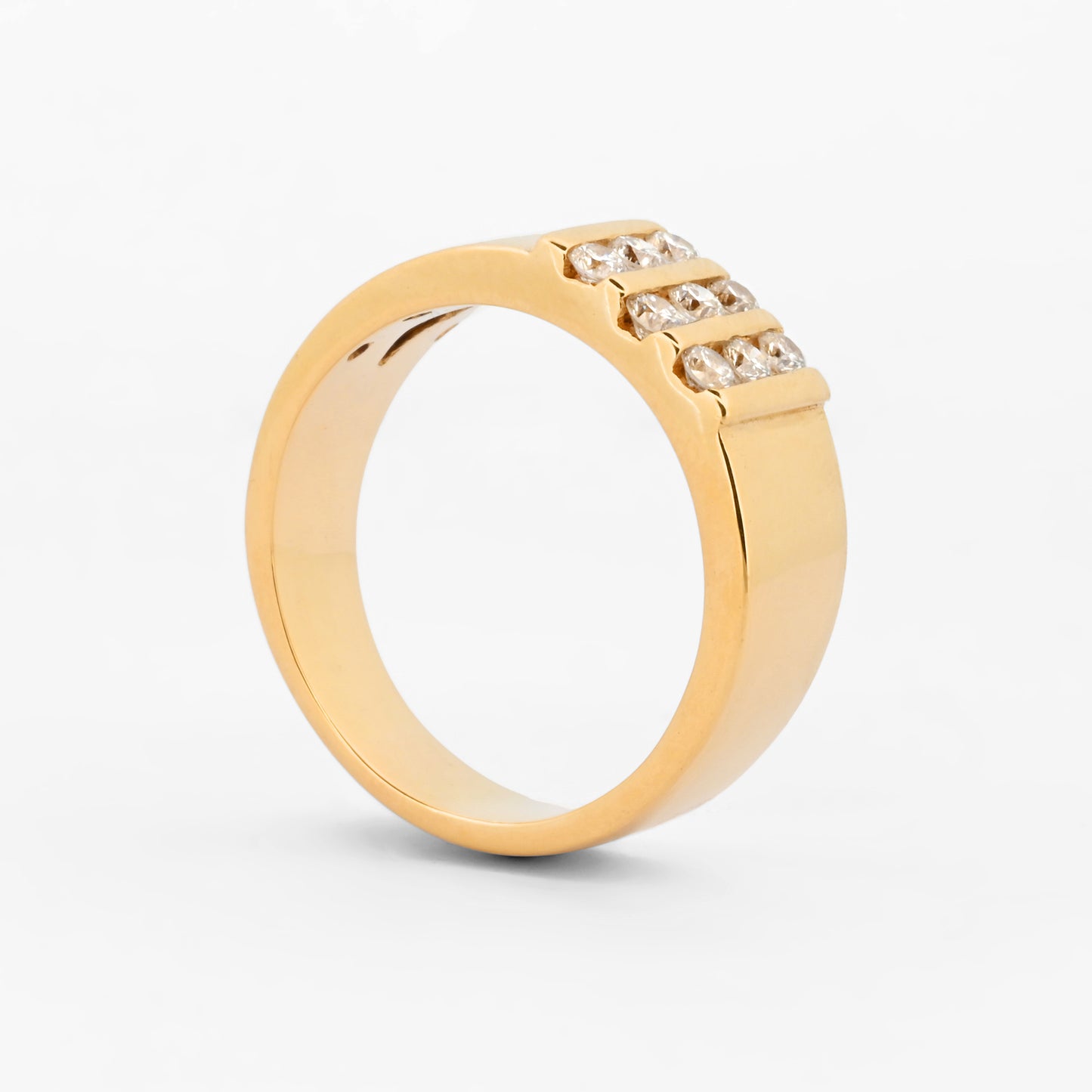Sello oro amarillo 18kt y diamantes - 19934P
