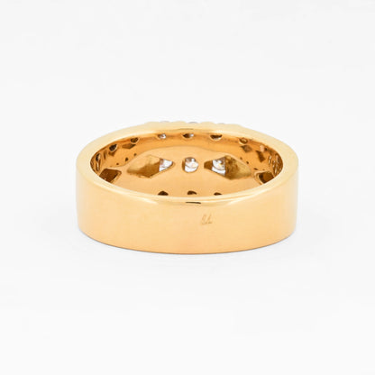 Sello oro amarillo 18kt y diamantes - 19934P