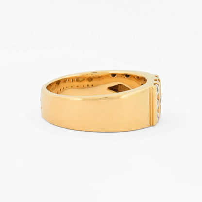 Sello oro amarillo 18kt y diamantes - 19934P