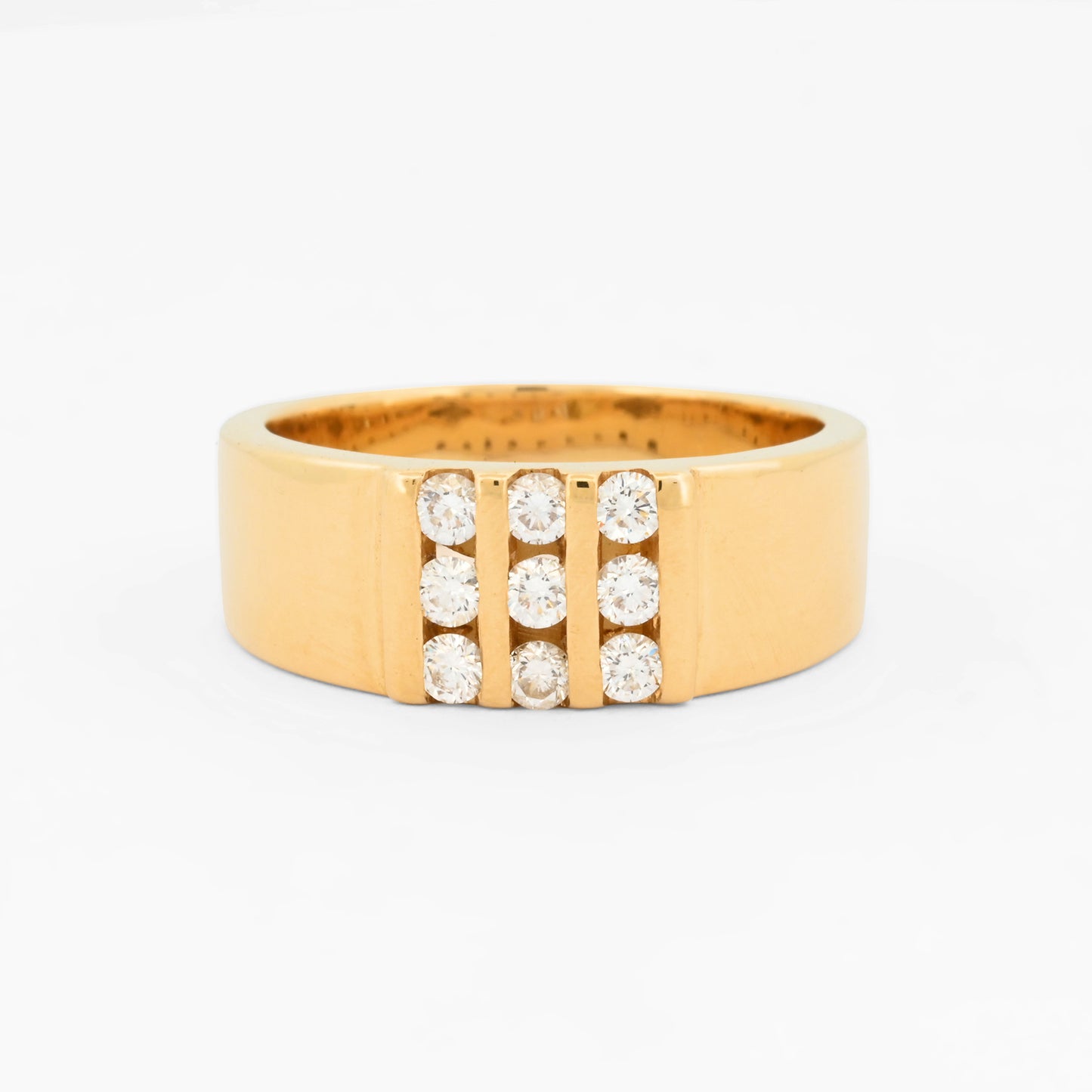 Sello oro amarillo 18kt y diamantes - 19934P