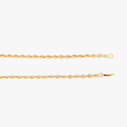 Collar cadena de calabrote oro amarillo 18kt - 62cm - 19936P