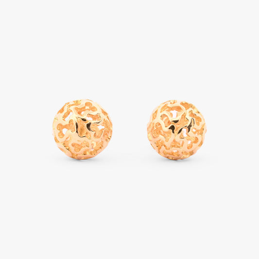 Comprar pendientes tipo lazo de tres realizados en oro amarillo de 18kt. Estos pendientes disponen de cierre tipo omega. Joyeria Barcelona.