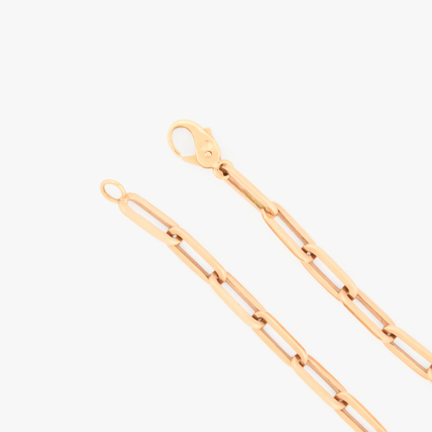 Comprar pulsera oro amarillo de 18kt con cadena forzada de eslabones largos. Compra de joyas masculinas al mejor precio en Barcelona. Joyería Ian'Or.