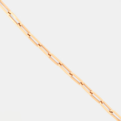 Comprar pulsera oro amarillo de 18kt con cadena forzada de eslabones largos. Compra de joyas masculinas al mejor precio en Barcelona. Joyería Ian'Or.