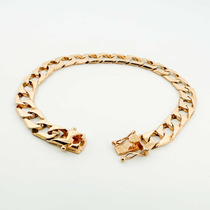 23818GV - Pulsera cadena barbada oro 18kt - 19,5cm
