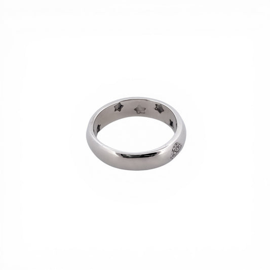 Comprar anillo realizado en oro blanco de 18kt con 20 diamantes talla brillante. Anillos de segunda mano. Joyería Ian'Or. Envío GRATIS. Ian'Or.
