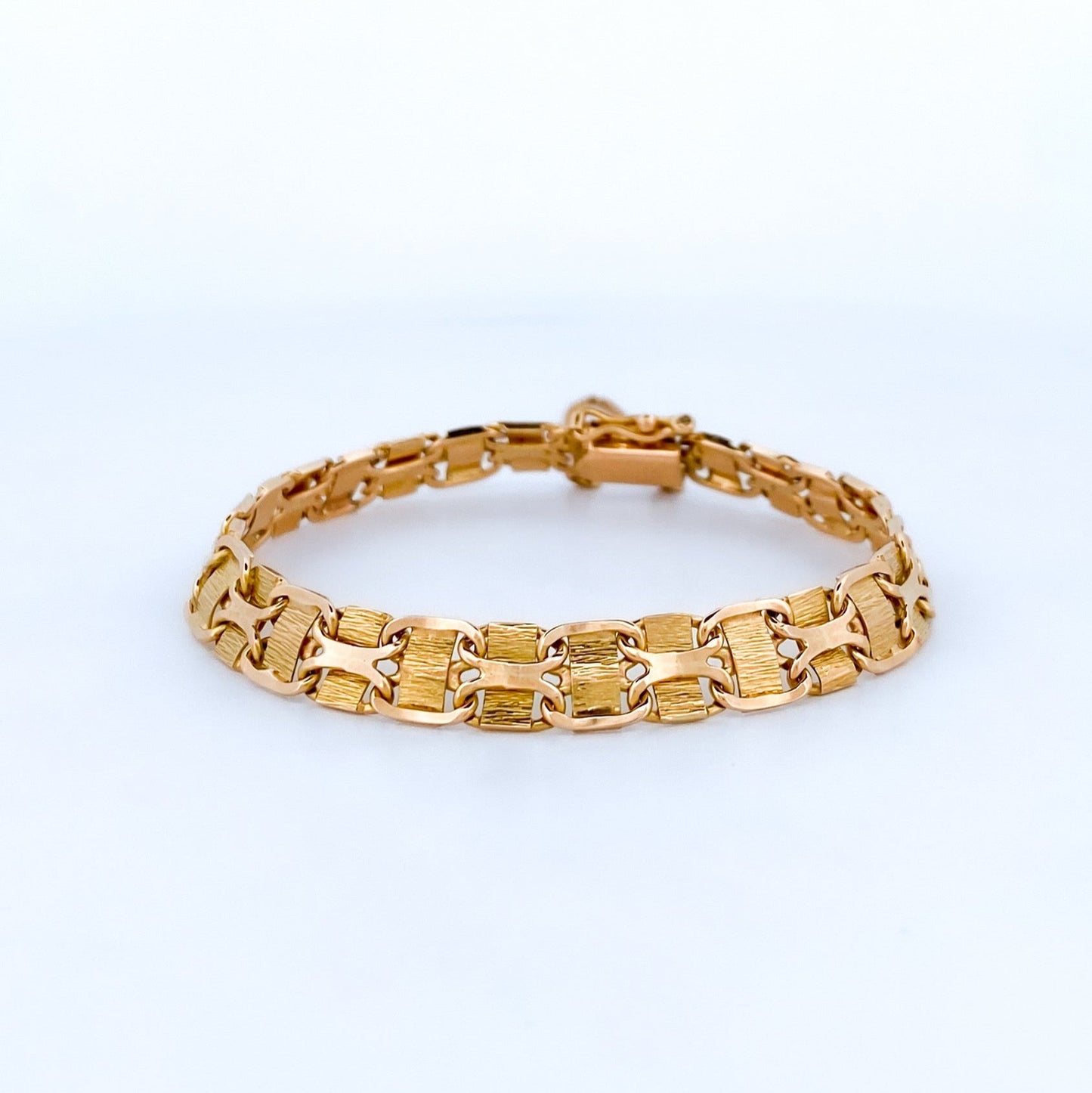 24637GV - Pulsera  semirrígida oro 18kt - 17cm