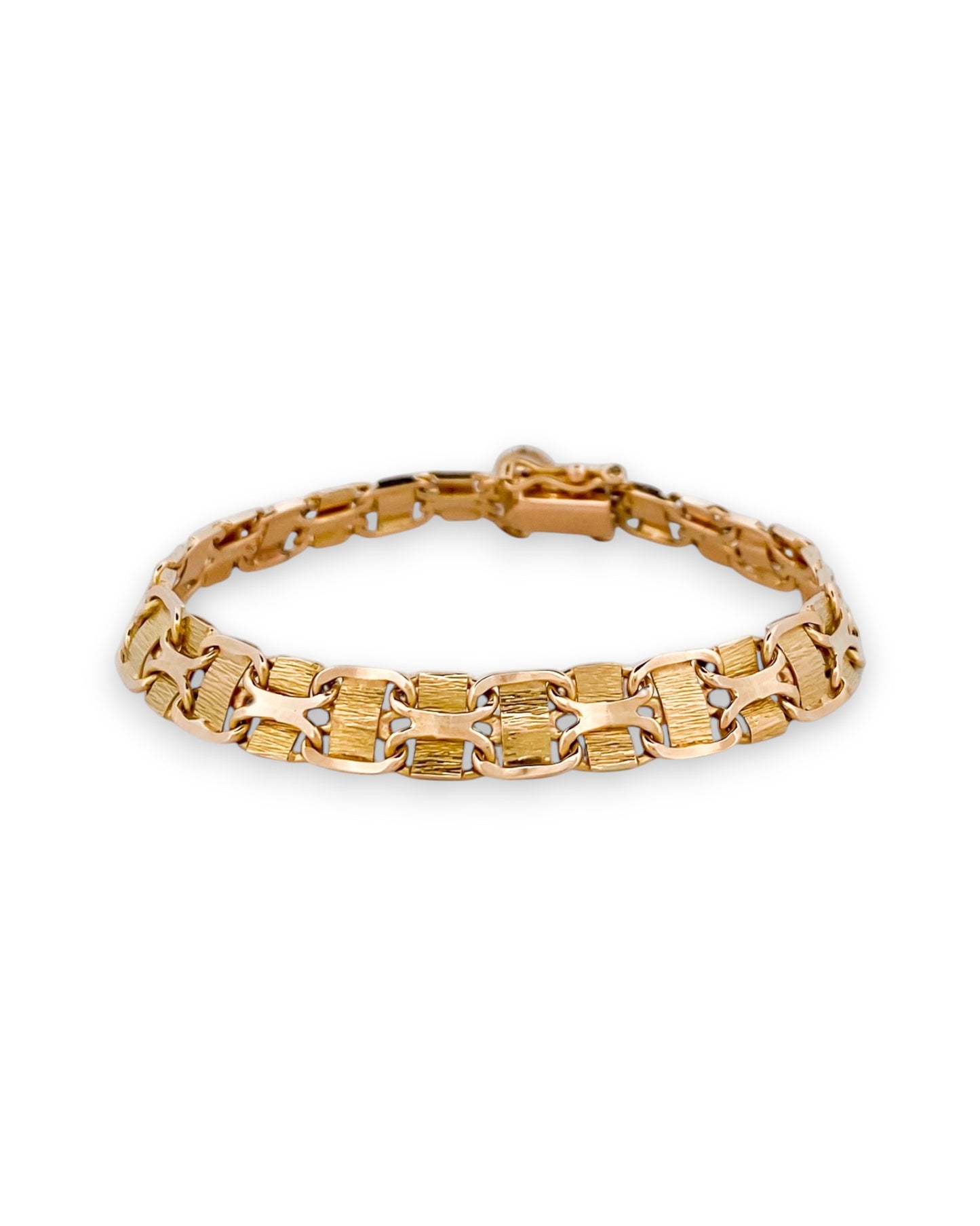 24637GV - Pulsera  semirrígida oro 18kt - 17cm