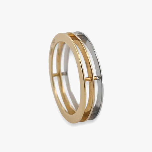 Anillo de 3 aros de oro de 18kt - 24492GV