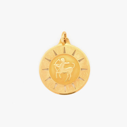 Colgante medalla horóscopo Tauro oro 18kt - 25948C