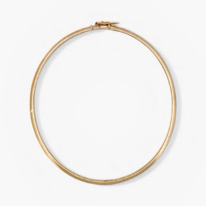 Comprar pulsera esclava de oro amarillo de 18kt. Esta pulsera dispone de cierre de cajón con brazo de seguridad. Joyas de segunda mano. Esclavas de oro de 18kt en Ian'Or.