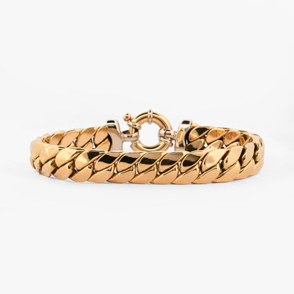 Pulsera cadena de Oro 18kt Eslabones - 26978GV