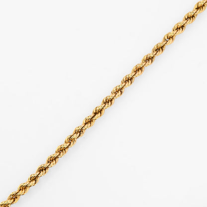 Collar cadena cordón trenzada oro 18kt - 26979GV