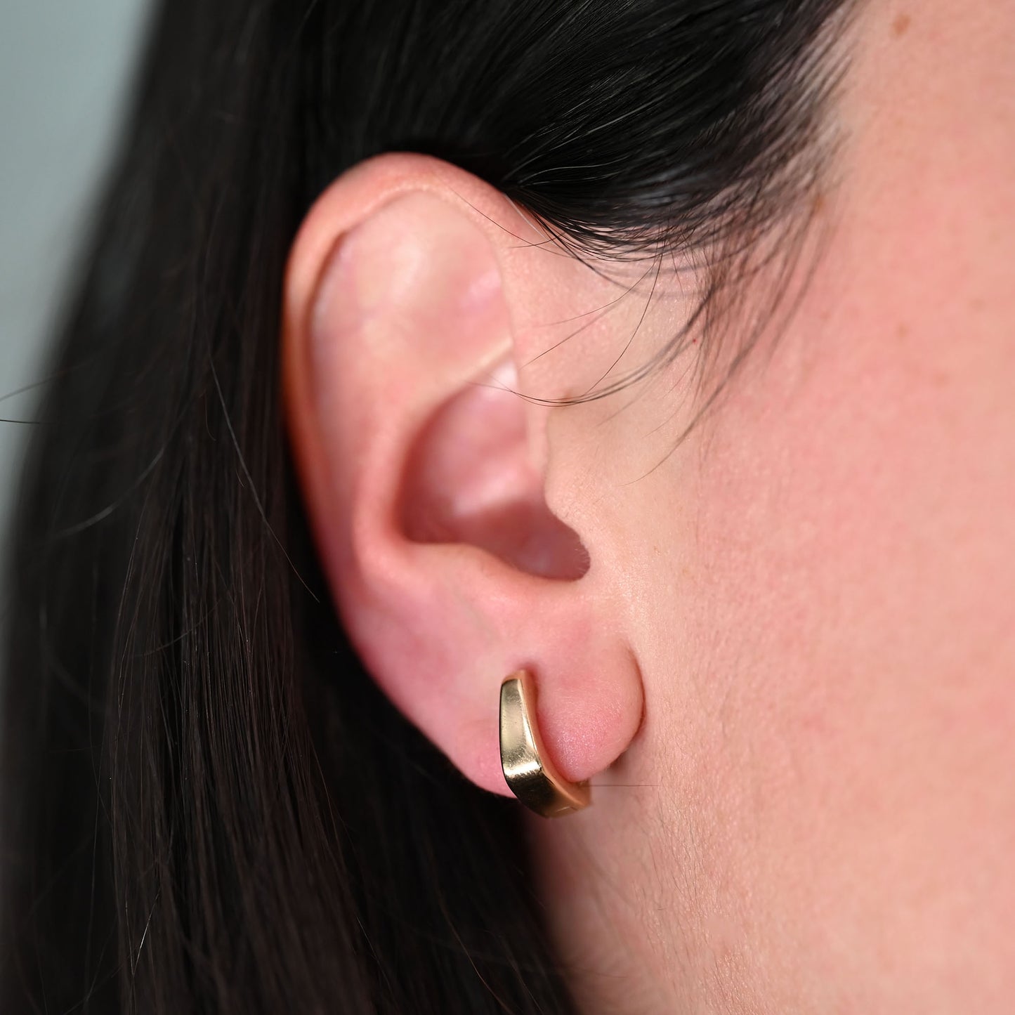 Pendientes aros cuadrados oro amarillo 18kt - 26982GV