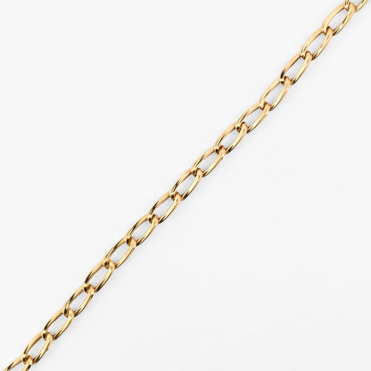 Pulsera cadena de eslabones alargados oro amarillo 18kt - 26989GV