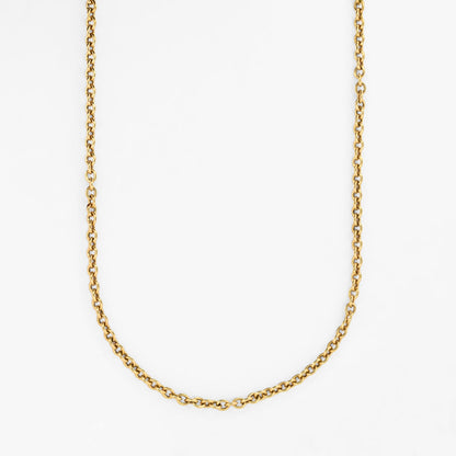 Collar cadena forzada oro amarillo 18kt  - 26992GV