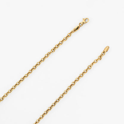Collar cadena forzada oro amarillo 18kt  - 26992GV
