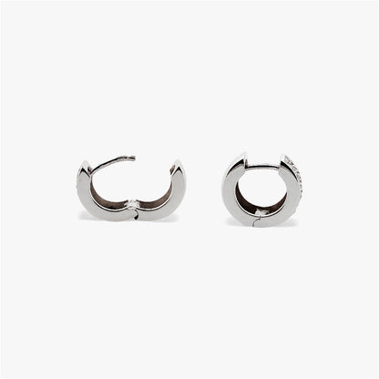 Criollas Oro blanco 18kt con pavé de diamantes - 27331C
