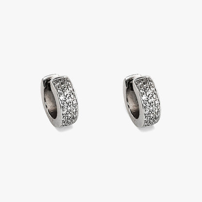 Criollas Oro blanco 18kt con pavé de diamantes - 27331C