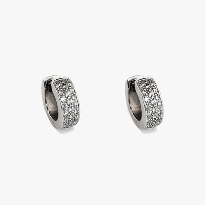Criollas Oro blanco 18kt con pavé de diamantes - 27331C