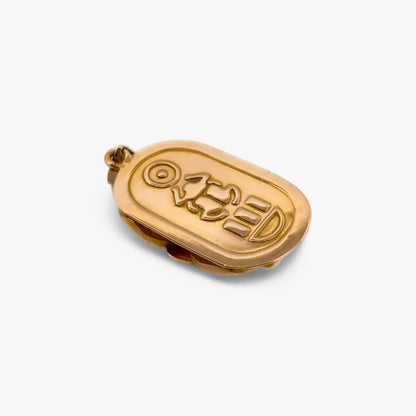 Comprar colgante en forma de escarabajo realizado en oro amarillo de 18kt. Joyas de segunda mano. Joyas restauradas. Joyería Ian'Or. Envío gratis.