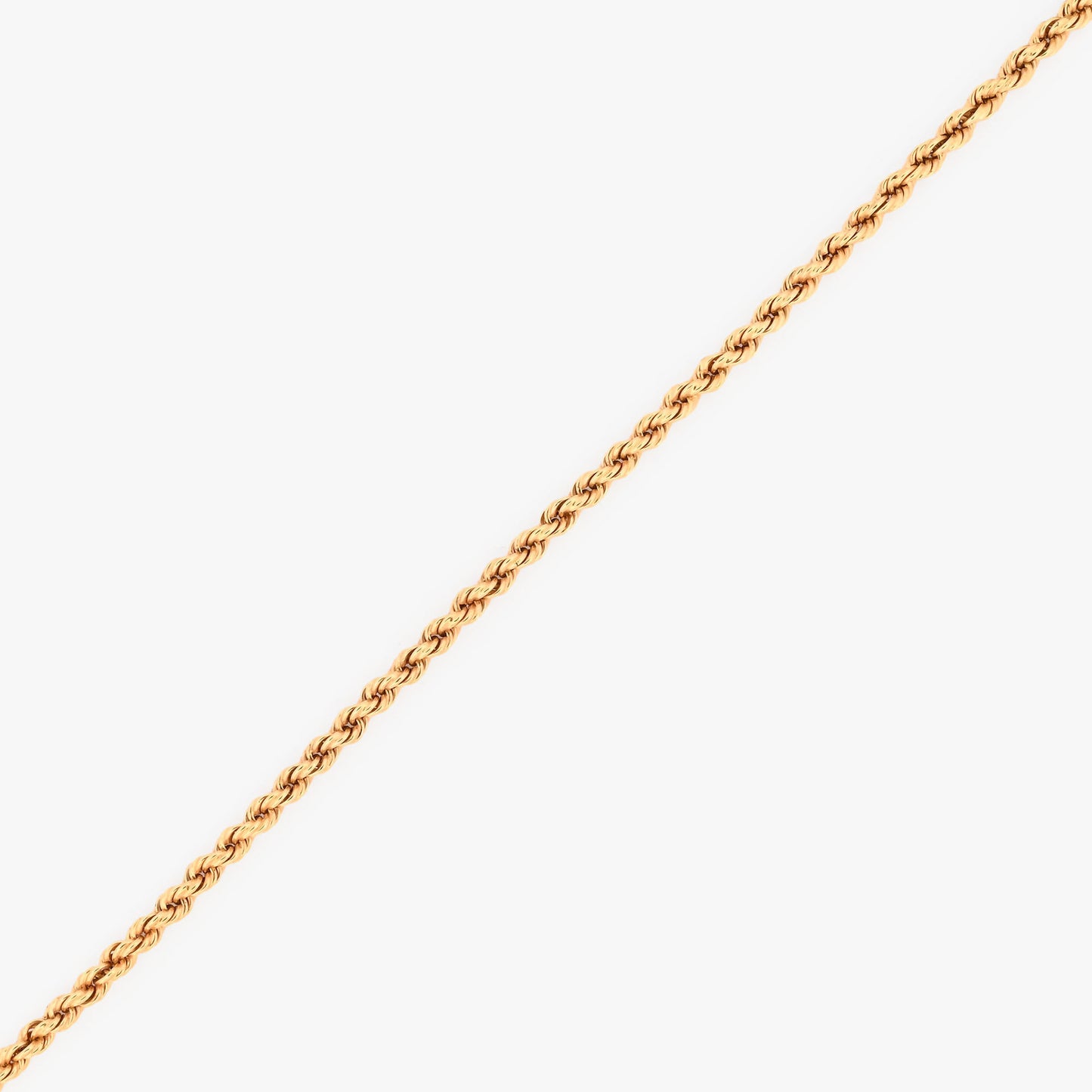 Comprar collar de oro amarillo de 18kt con cadena de cordón salomónico. La cadena mide 50,5cm de largo y dispone de un cierre tipo mosquetón.Joyería Ian'Or. Envío GRATIS.