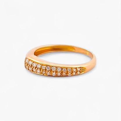 Comprar anillo triple realizado en oro amarillo, oro rosa y oro blanco de 18kt y diamantes talla brillante. Estos anillos se pueden llevar de diferente forma.