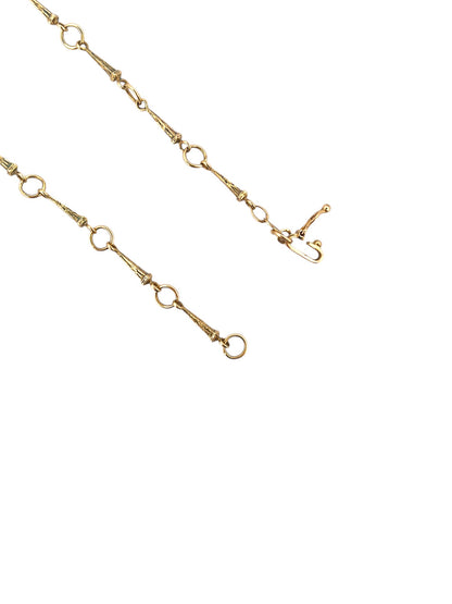 Comprar collar cadena Cristo de Dalí realizada en oro amarillo de 18kt y cierre desplegable.Regalo ideal para persona católica. Joyería Ian'Or.