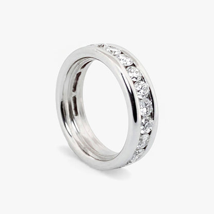 Alianza completa brillantes oro blanco 18kt - 28883C